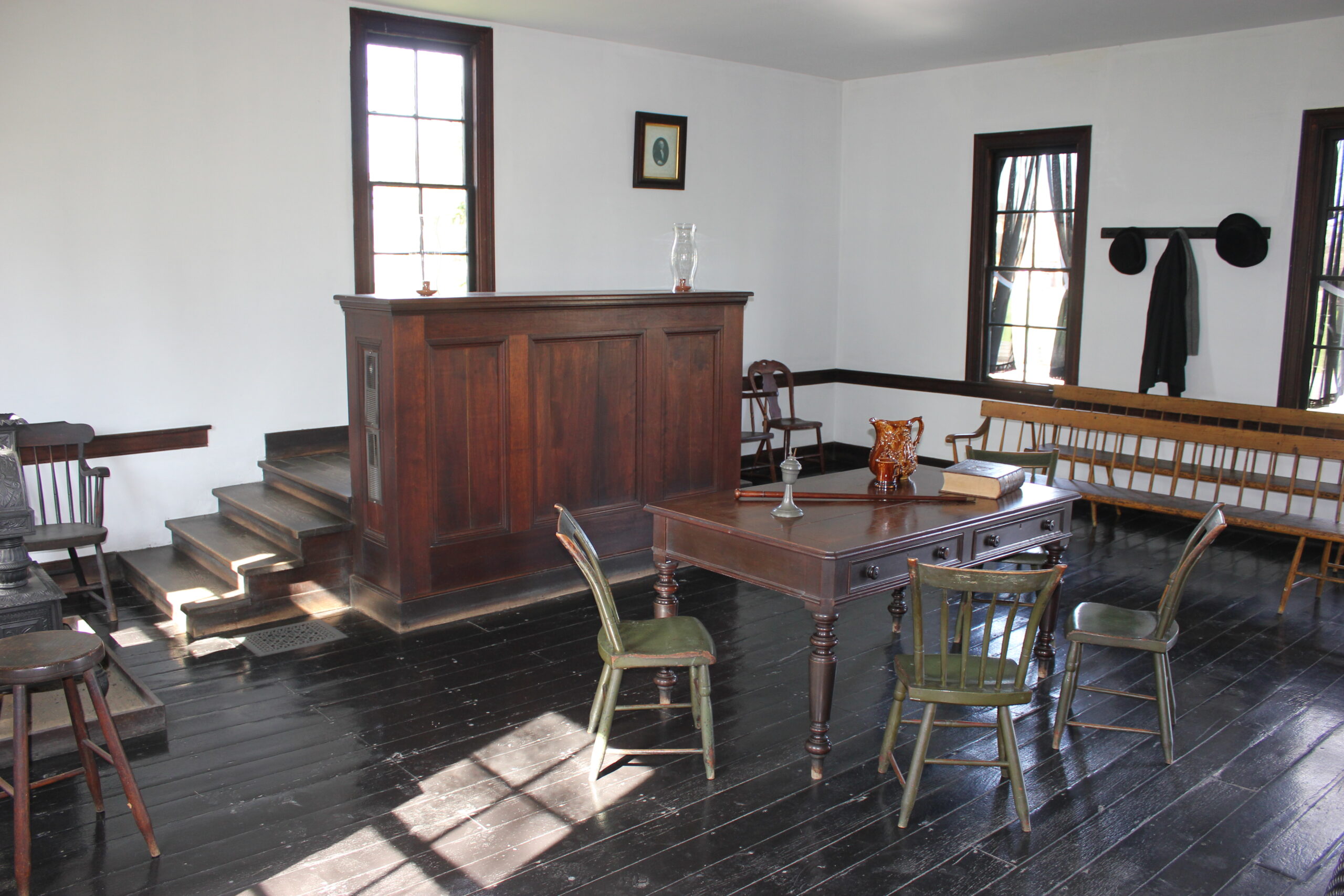 How Lincoln Respected His Opponents - He Argued the Other Side A circuit court building used by Abraham Lincoln, carefully preserved at the Henry Form Museum, photo by author.
